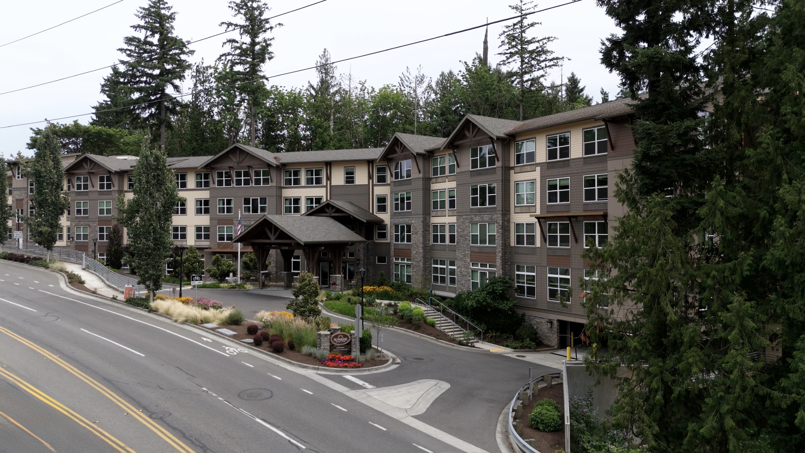 Sunrise Senior Living facility concrete construction